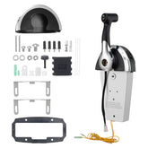 VEVOR boat throttle control top-mounted remote box for Mercury outboards shows smooth operation