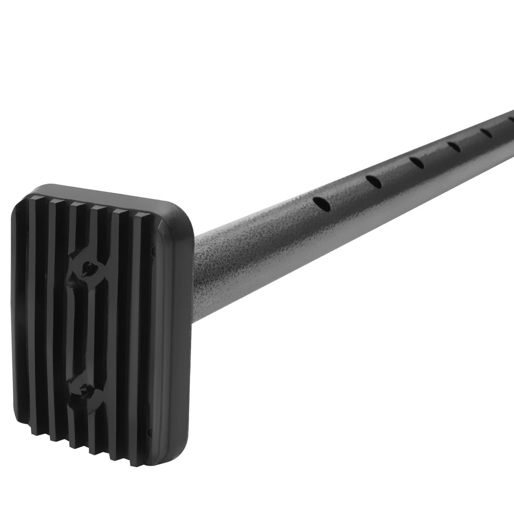 VEVOR cargo bar extended to 40–73 inches for versatile vehicle fit.