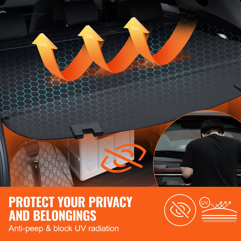 VEVOR CX-5 rear cargo cover aluminum frame for durable performance