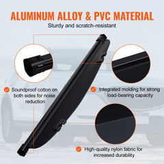 VEVOR CX-5 rear cover in PVC leather texture adds premium feel