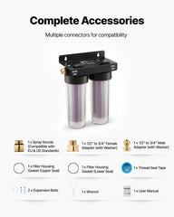 VEVOR Deionized Water System up to 50 gallons capacity