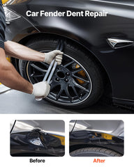 VEVOR Dent Puller Kit airbag in use for panel gap expansion