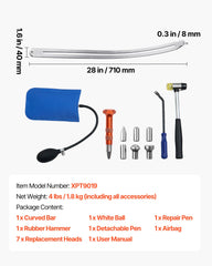 VEVOR Dent Puller Kit ball tip for precise tapping