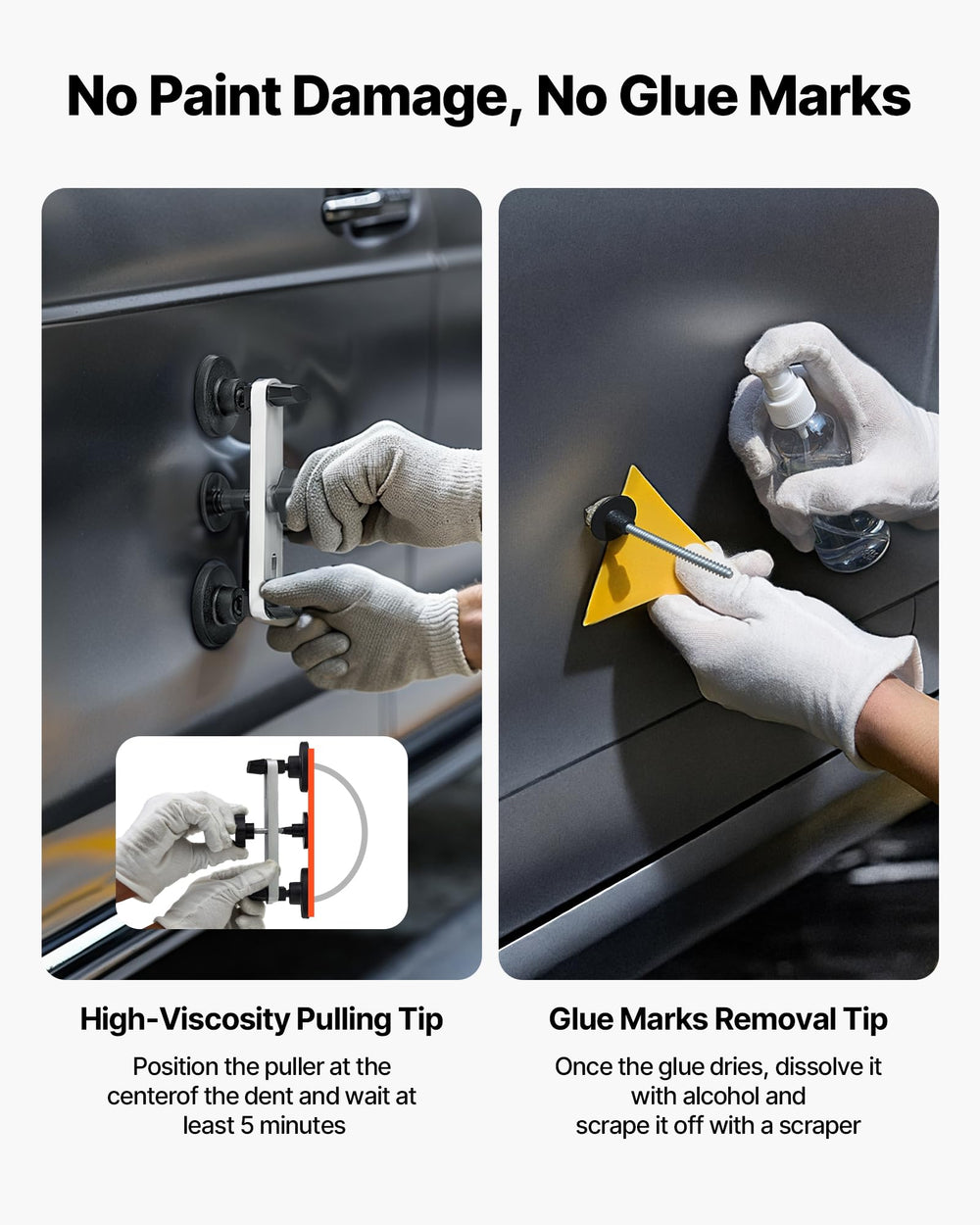 VEVOR puller tabs in multiple sizes for varied dents