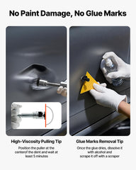 VEVOR dent puller kit replacement heads provide versatile tab options