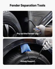 VEVOR Dent Puller Kit pry bar ready to detach fender clips