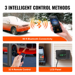 VEVOR diesel heater Bluetooth app control enables preheating from distance.