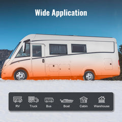 VEVOR low-noise fuel pump reduces consumption while maintaining steady heat.