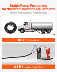 VEVOR self-sealing nozzle stops automatically at full tank