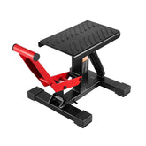 VEVOR dirt bike lift stand platform raised for easy maintenance.