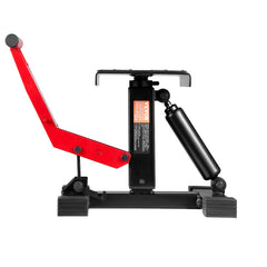 VEVOR dirt bike stand ready for professional-grade repairs at home.