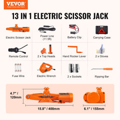 VEVOR electric car jack spare fuses ensure dependable operation on the road.
