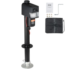 VEVOR electric tongue jack lifting trailer with 3500 lbs capacity for easy hitching