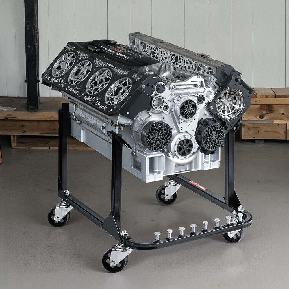 VEVOR Engine Stand GEN-1 SB-Chevy compatibility fits Chevy engine families.