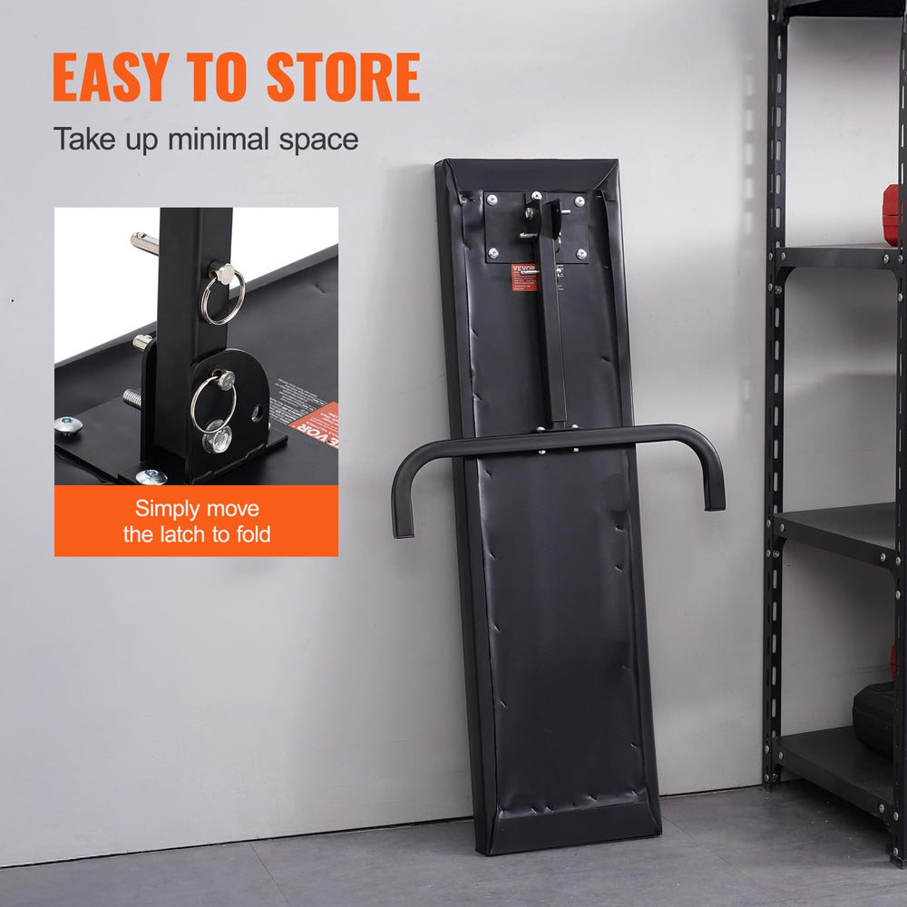 VEVOR foldable creeper allows compact storage in tight spaces