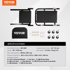 VEVOR Foldable Z Garage Creeper low ground clearance for tight spaces