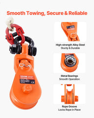 VEVOR G80 chain and alloy steel core deliver durable performance