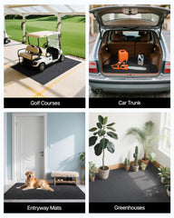 VEVOR garage floor mat perfect for garages and greenhouse entrances