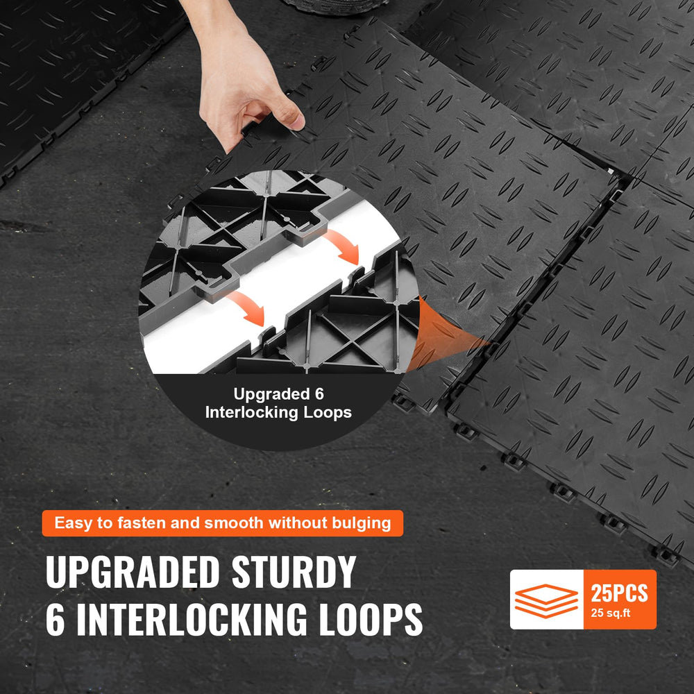 VEVOR easy-clean surface supports mop and vacuum maintenance