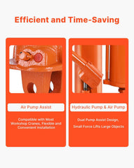 VEVOR high-strength steel construction ensures durability