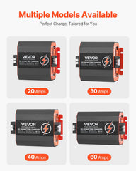 VEVOR isolated input-output graphic emphasizing interference-free vehicle electrical system