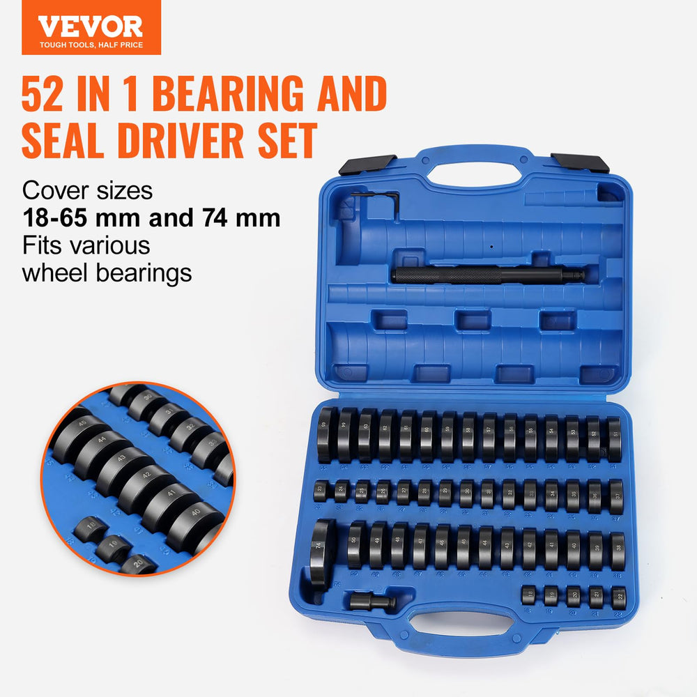 VEVOR large 74 mm disc enables tackling bigger bearings with single, steady control