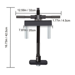 VEVOR puller plate 135-138 mm handles tight fits securely.