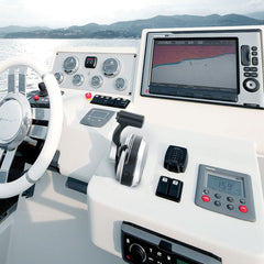 VEVOR marine throttle control kit with clear operation and flexible cabling