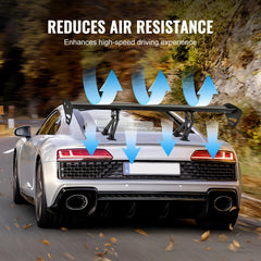 VEVOR matte-finish spoiler resists fading for a durable, premium look.