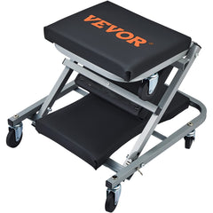 VEVOR Mechanic Creeper 36in Z-seat offers dual-use for under-vehicle work and comfort