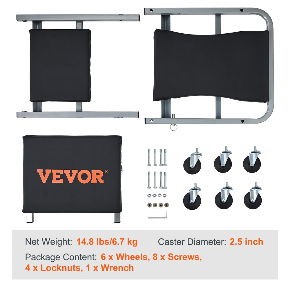 VEVOR Mechanic Creeper low-ground clearance aids accessing tight spaces