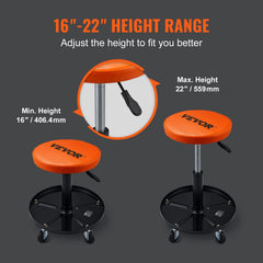 VEVOR Mechanic Stool iron tool tray keeps tools within reach