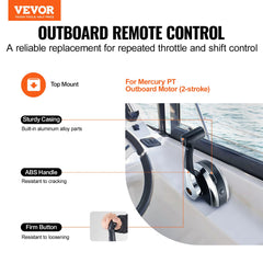 VEVOR remote lever compatible with Mercury engines for durable gear shifting
