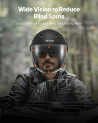 VEVOR helmet vents deliver cooling airflow during hot days.