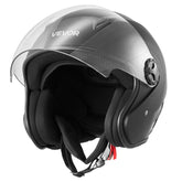 VEVOR three quarter open face helmet for versatile riding comfort