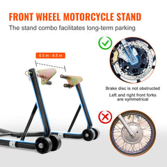VEVOR L-shaped fork head option on the stand for versatile mounting