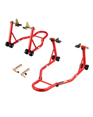 VEVOR motorcycle stand lift front wheel dual fork secures the front wheel