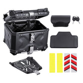 VEVOR 45L top case demonstrates ample space for helmet and gear storage