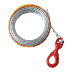 VEVOR package contents include winch cable and user manual.