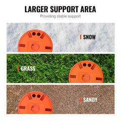 VEVOR polypropylene block offers UV and weather resistance for long-lasting use.