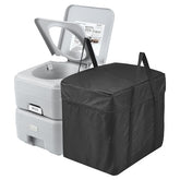VEVOR portable toilet for camping with carry bag improves outdoor convenience.