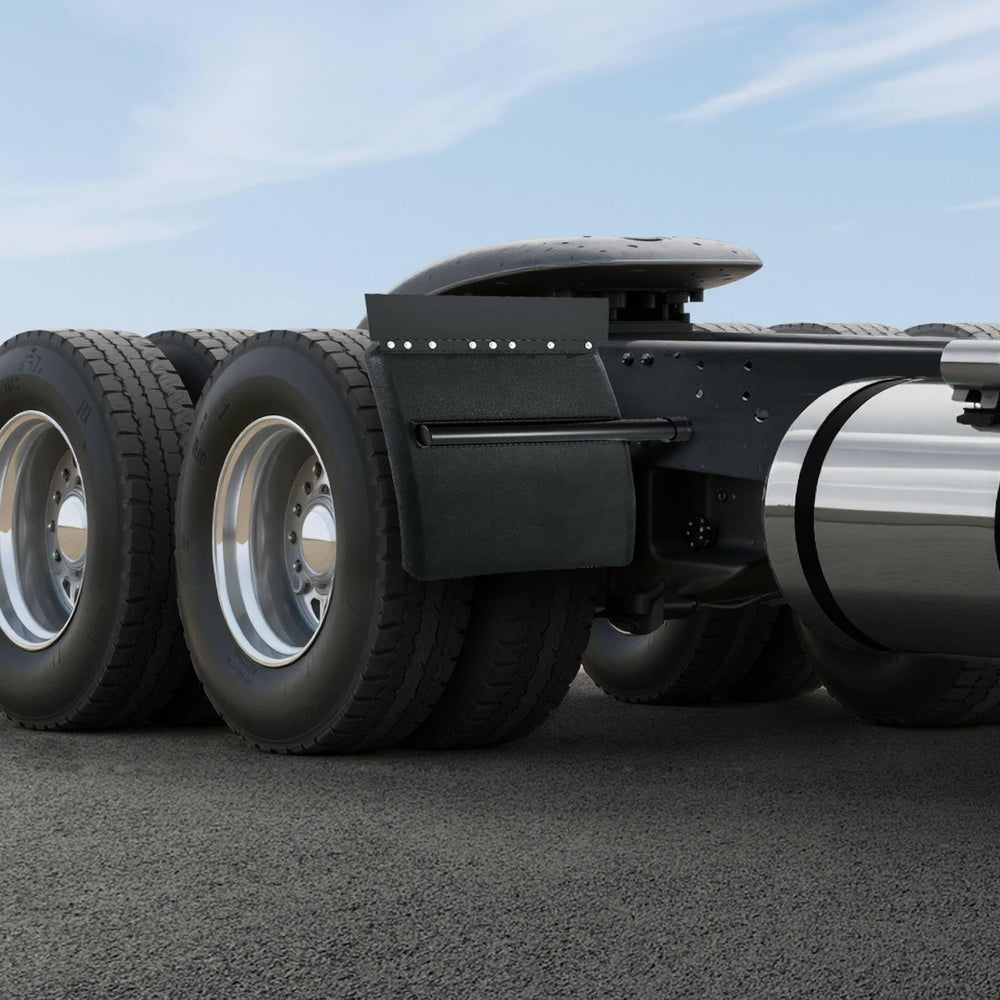 VEVOR compatibility diagram shows fit with Kenworth, Peterbilt, Freightliner.