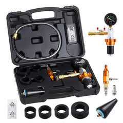 VEVOR Radiator Vacuum Refill Kit gauge shows precise vacuum levels for safe coolant fills