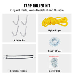 VEVOR rust-resistant fasteners ensure durable, low-maintenance hardware.