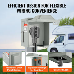 VEVOR rust-resistant housing suitable for outdoor use