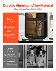 Reinforced frame of VEVOR RV protector withstands outdoor use