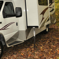 VEVOR stabilizers in use beside a parked camper