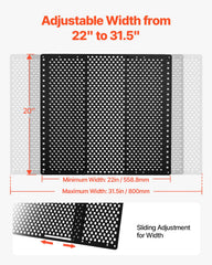 VEVOR screen door protector keeps pets inside while enjoying views
