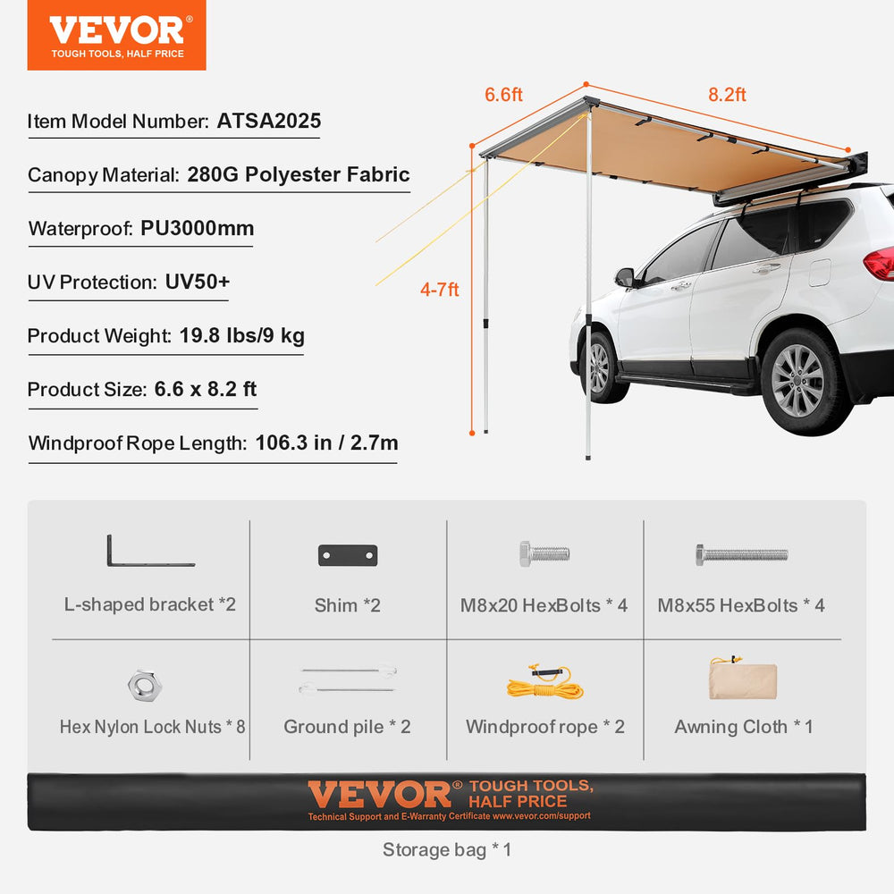 VEVOR Side walls provide privacy and extended shade