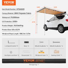 VEVOR Side walls provide privacy and extended shade